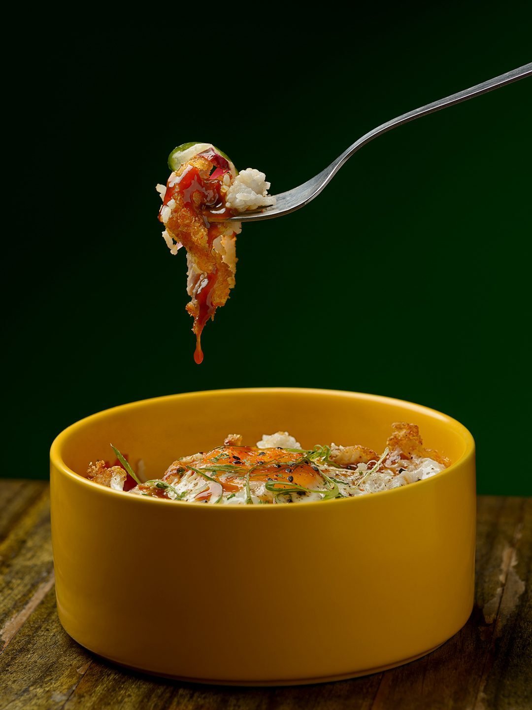 KOYA Bowl food lift with fork